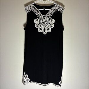 Alfani Sleveless Black and White Dress XL